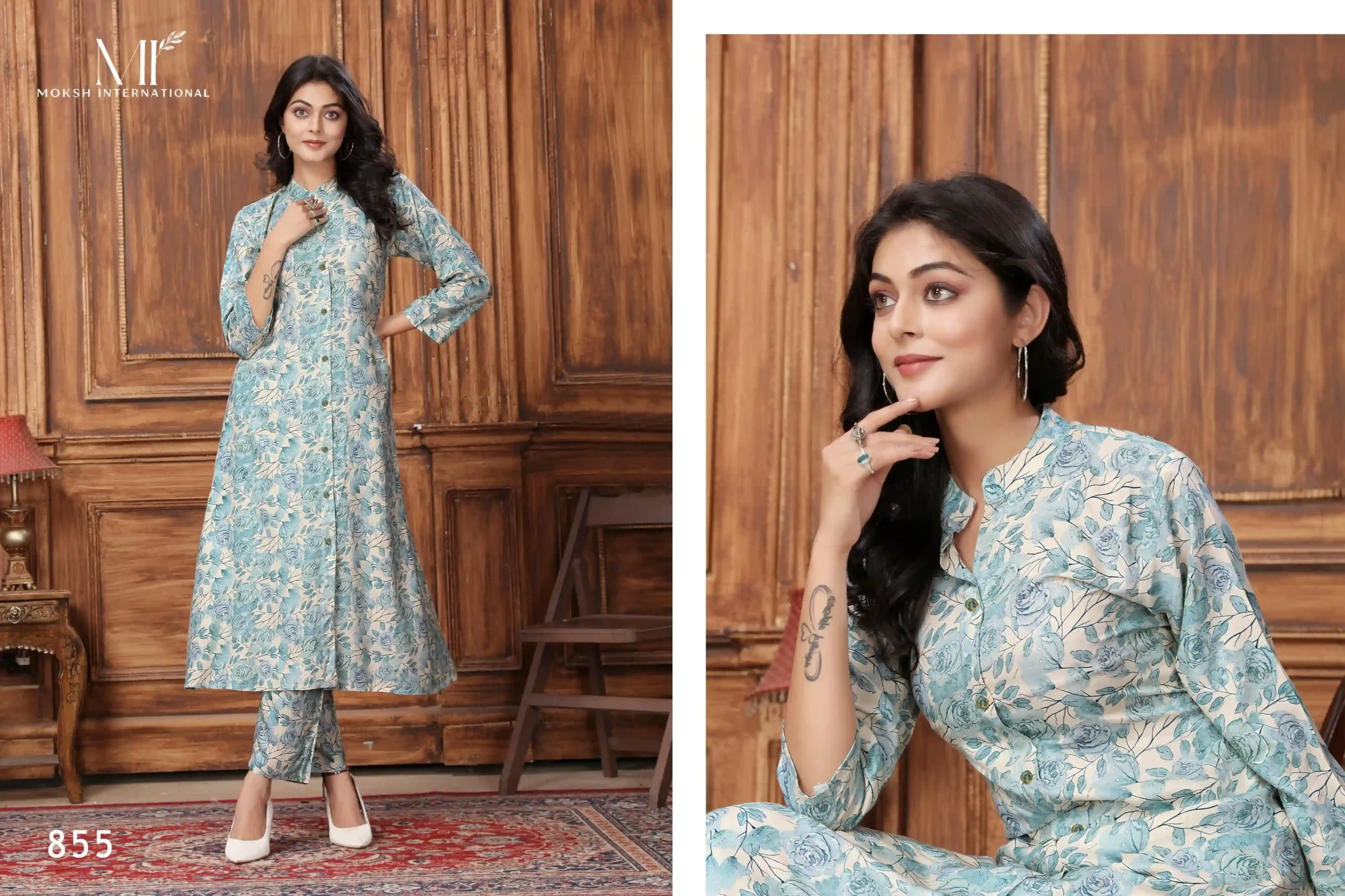 Moksh Co-Ord Set Wow Vol 2 Premium Rayon Export Quality Wholesale Co-Ord Set Catalog — Wholesale Kurtis, MPA wholesale from Surat - Gallery Image 2